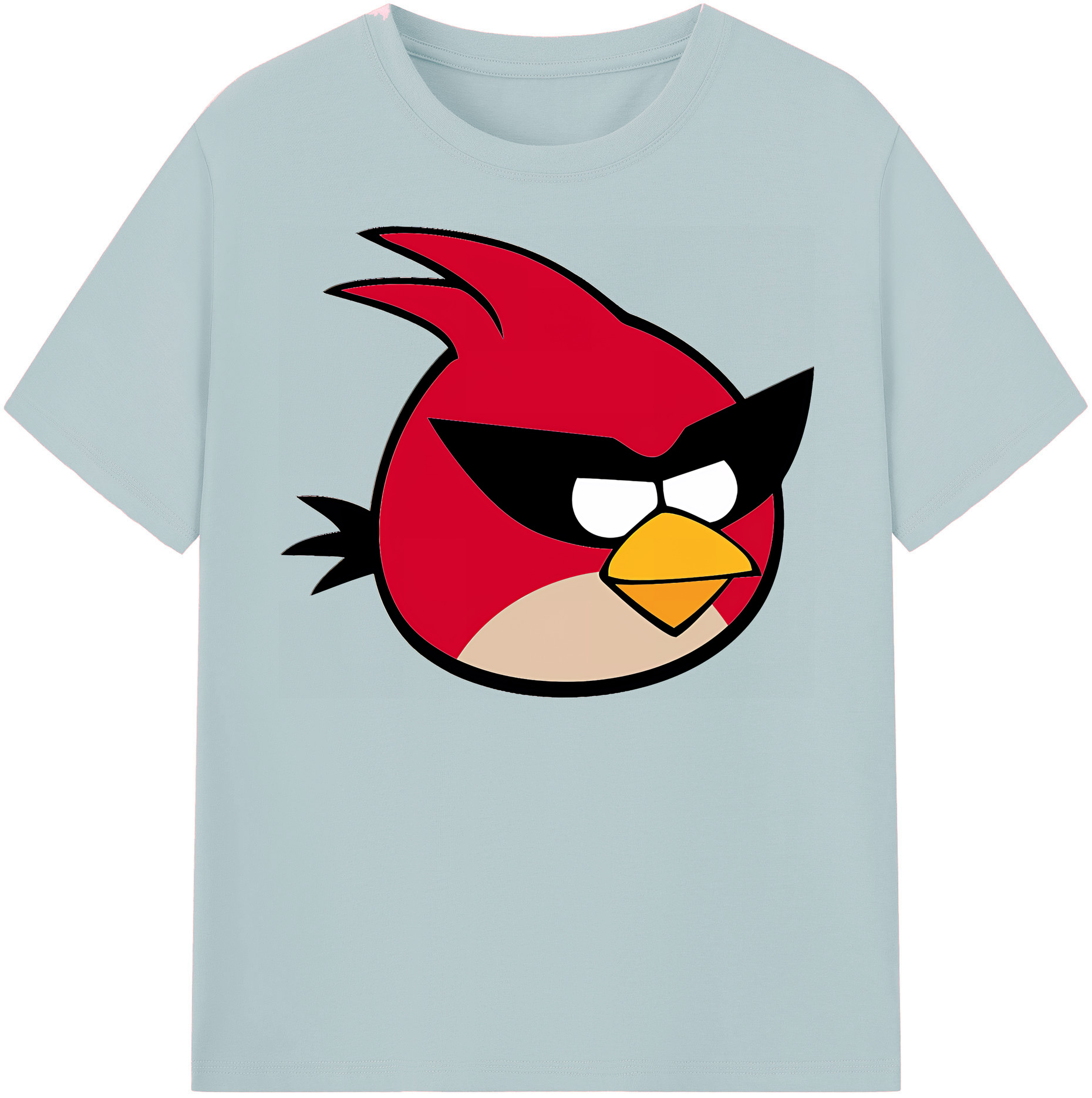 （画像用） Angry Birds アングリーバード 綿100％半袖Tシャツ（フロントプリント）